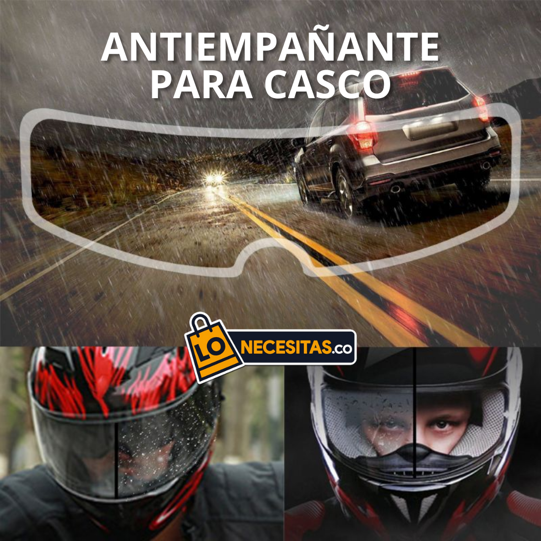 Película Anti-Empañante para Casco de Moto