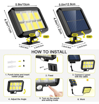 SolTech® LÁMPARA SOLAR DE PARED