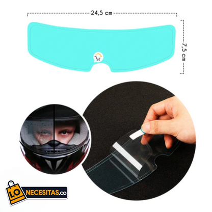 Película Anti-Empañante para Casco de Moto