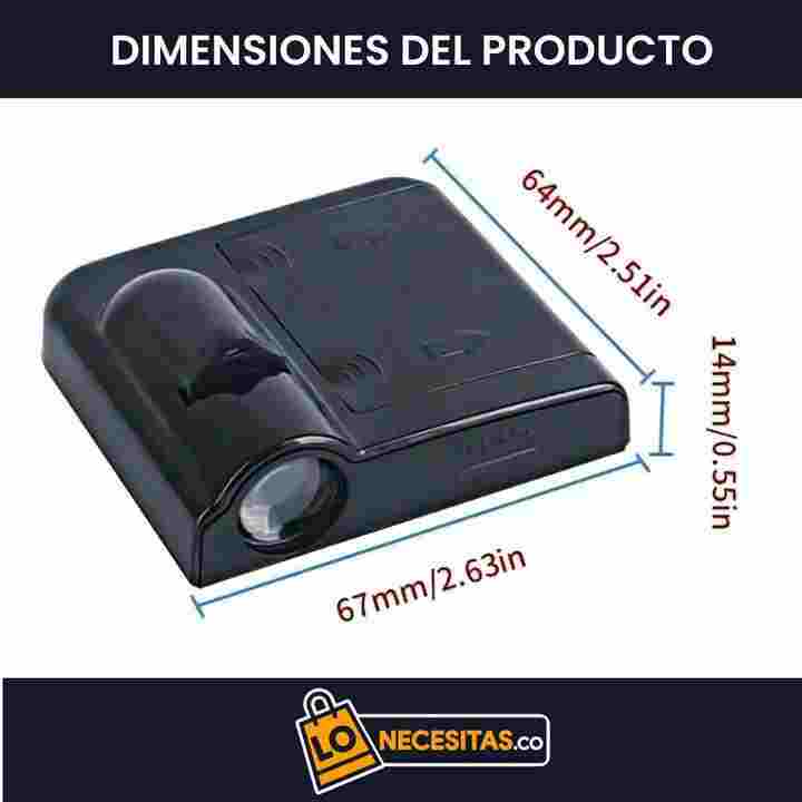 Luz de Logo para Puerta de Carro | Proyector Para Piso