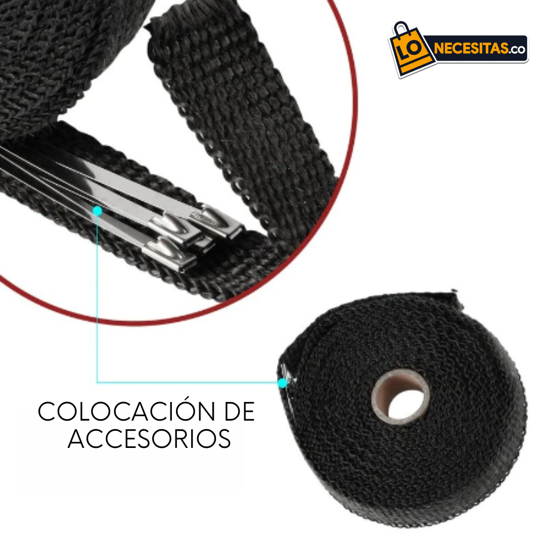 Protector Térmico de Fibra de Vidrio para Motocicletas