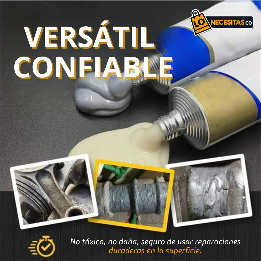 Pasta Ultra Resistente para Reparar Metal