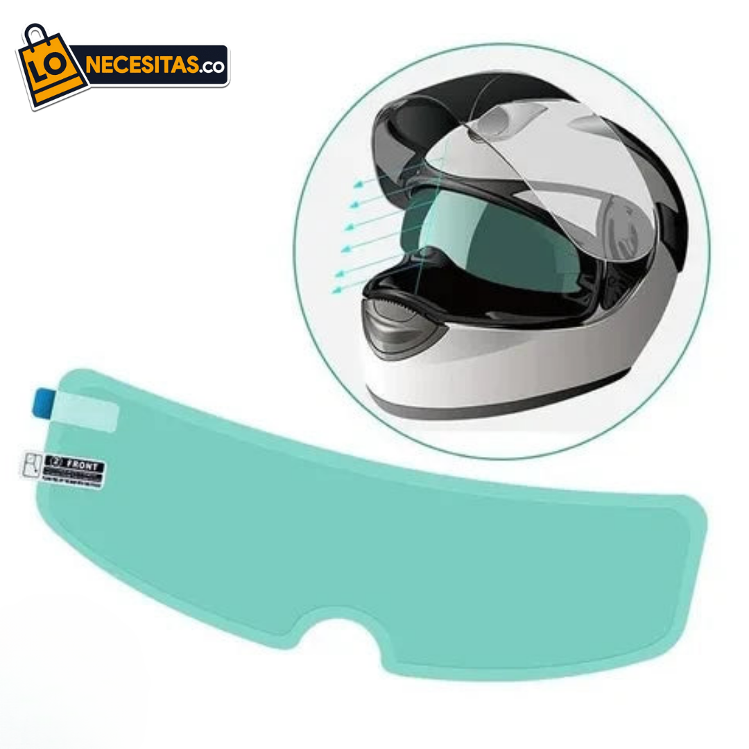 Película Anti-Empañante para Casco de Moto