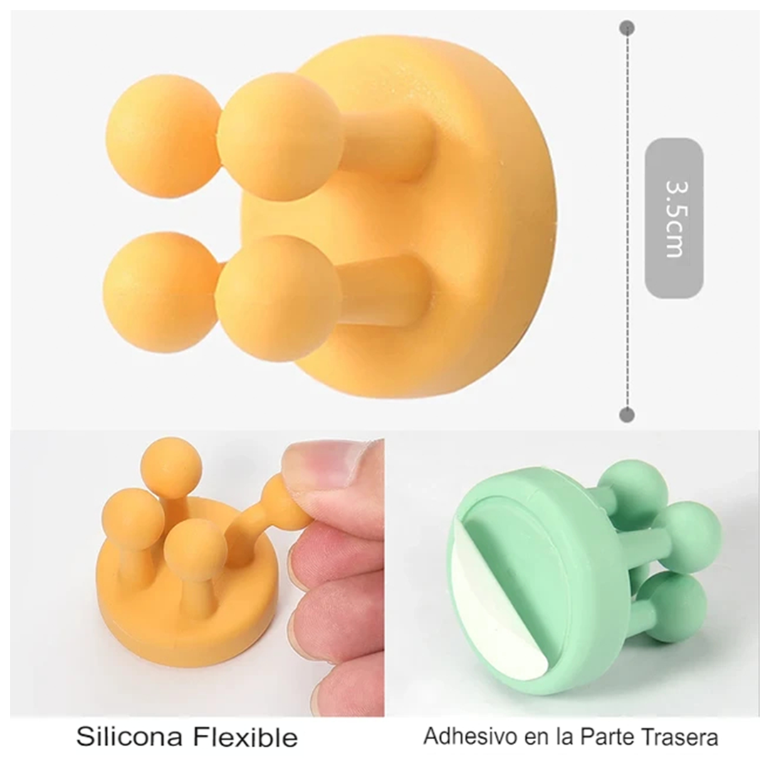 SiliconFix®/SOPORTES DE SILICONA PARA BAÑO Y COCINA