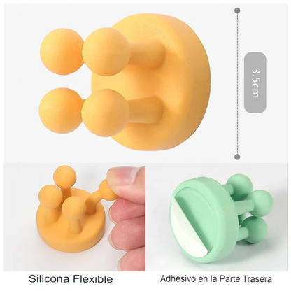 SiliconFix®/SOPORTES DE SILICONA PARA BAÑO Y COCINA