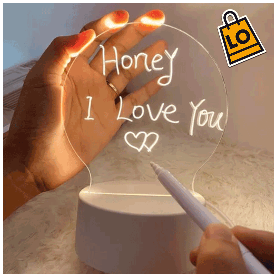 LAMPARA HONEY I LOVE YOU