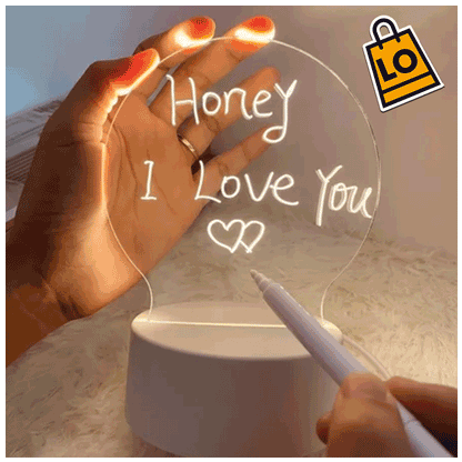 LAMPARA HONEY I LOVE YOU