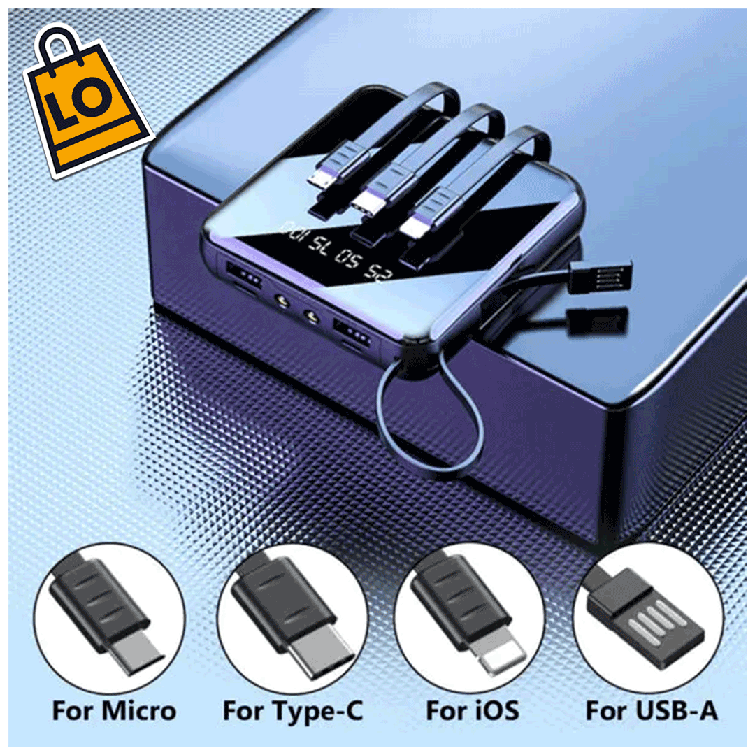 PortiEnergía®/POWER BANK DIGITAL CON CABLES