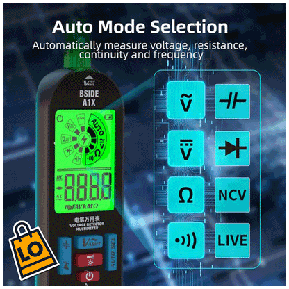 SafeWirePro™ MULTIMETRO CON DETECCION DE CABLES DAÑADOS