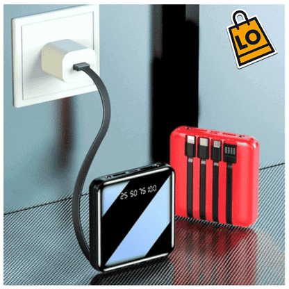 PortiEnergía®/POWER BANK DIGITAL CON CABLES