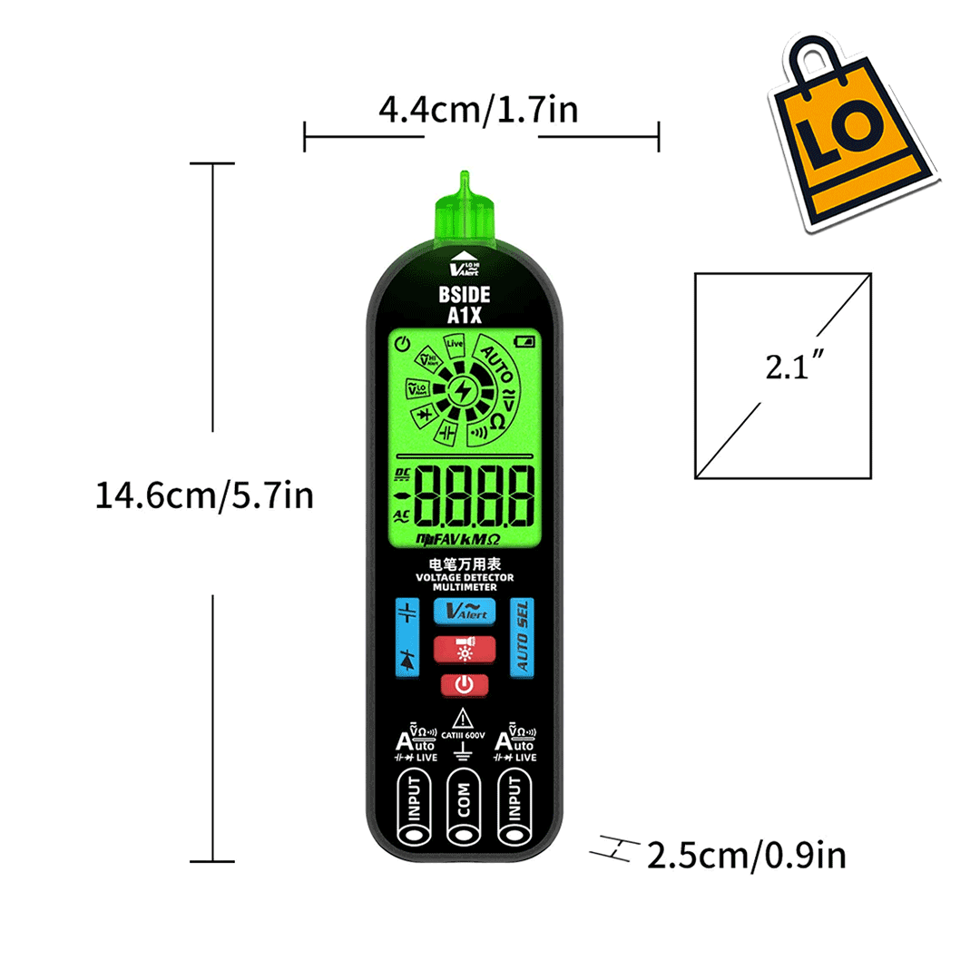 SafeWirePro™ MULTIMETRO CON DETECCION DE CABLES DAÑADOS