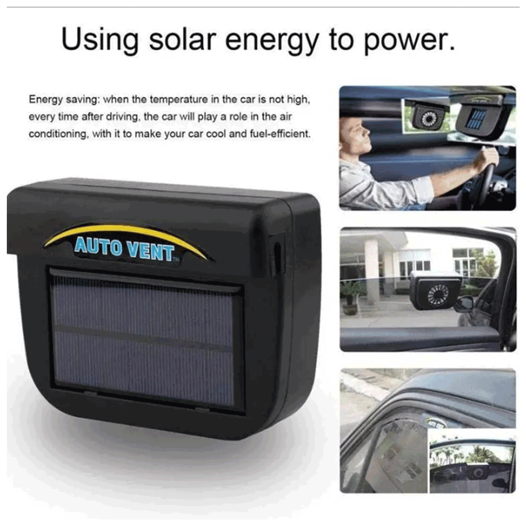 CarSunCool® VENTILADOR SOLAR PARA CARRO