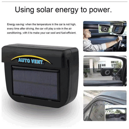 CarSunCool® VENTILADOR SOLAR PARA CARRO