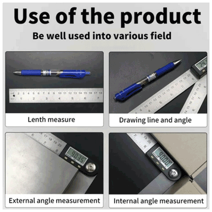 ÁnguloPro® REGLA DE ÁNGULOS 360°