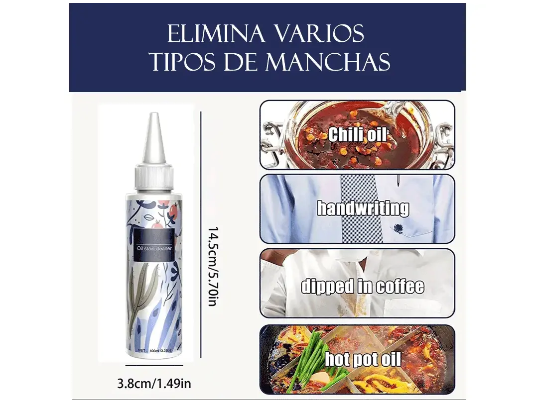 DESMANCHADOR PRO® / ELIMINADOR DE MANCHAS