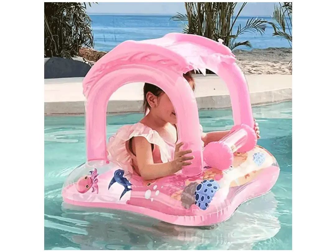 SunWaveBaby® / Flotador Barquito con techo