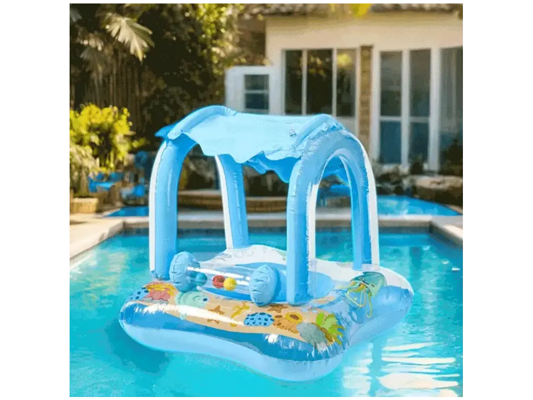 SunWaveBaby® / Flotador Barquito con techo