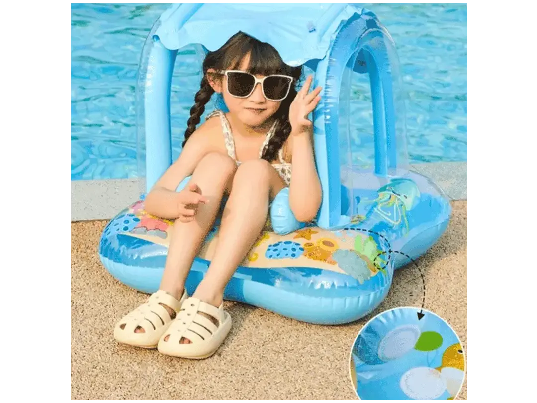 SunWaveBaby® / Flotador Barquito con techo