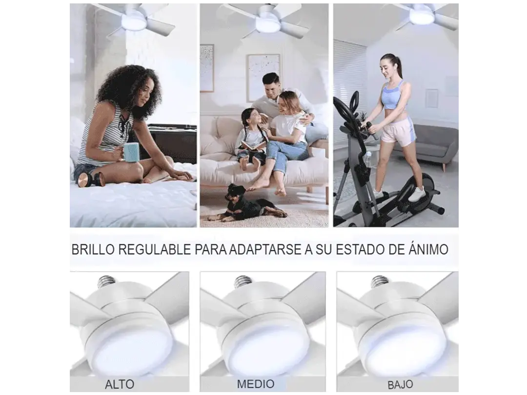 LumenAire® / Lámpara con ventilador