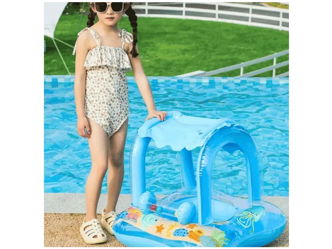 SunWaveBaby® / Flotador Barquito con techo