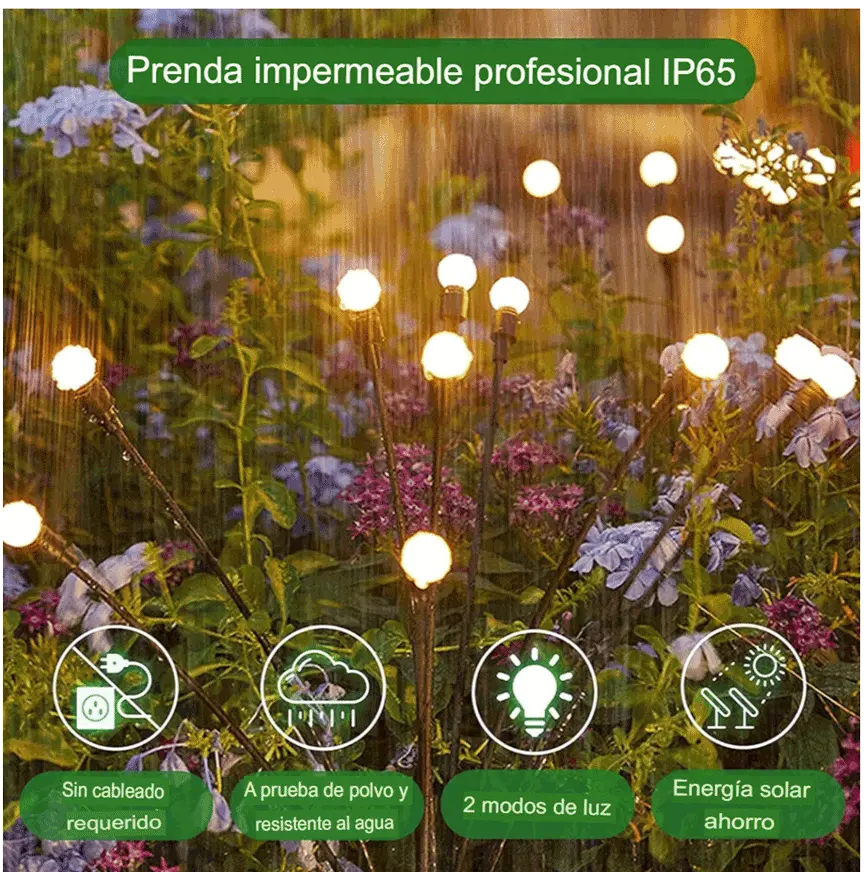 Luciérnagas Mágicas® / LUCES DE JARDÍN LUCIÉRNAGAS PACK X 4 UDS