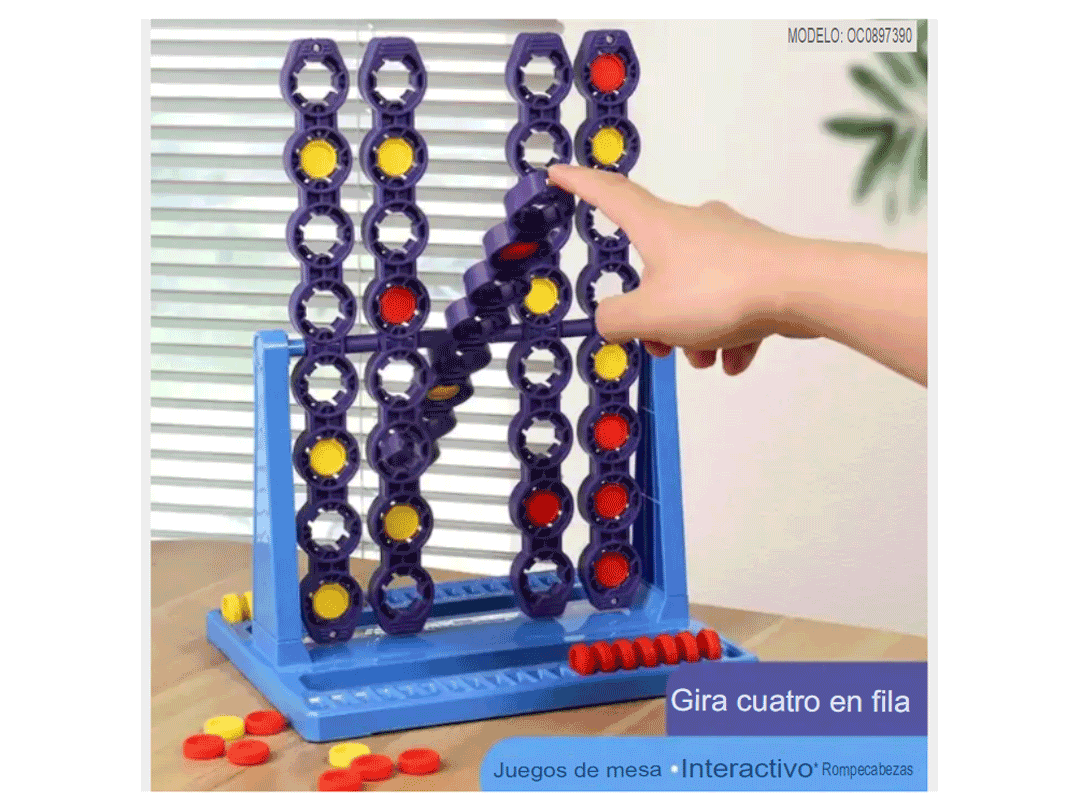 FamilyPuzzlePlay® / JUEGO INTERACTIVO 4 EN LINEA