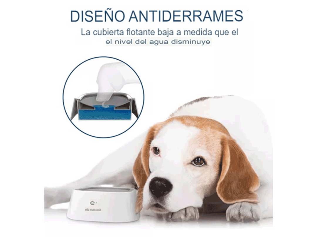 AquaCanino™ / BEBEDERO ANTIDERRAMES MASCOTAS