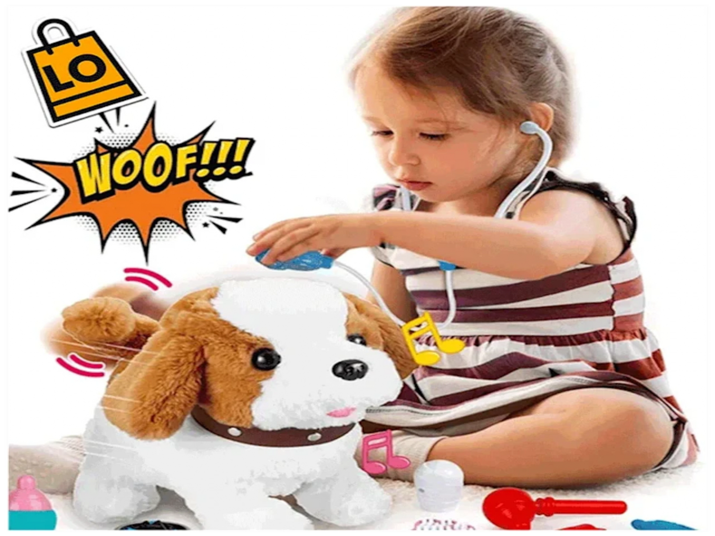 PUPPY® PERRO PELUCHE CAMINADOR Y HABLADOR