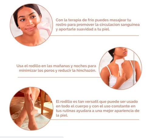 Rodillo Masajeador Facial Flawless®