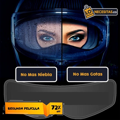 Pelicula Anti Niebla® Para Casco