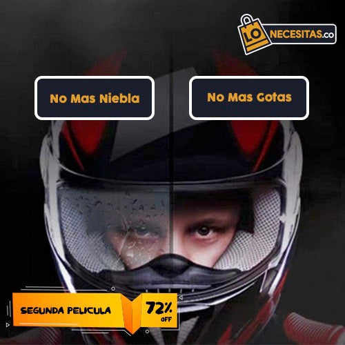 Pelicula Anti Niebla® Para Casco